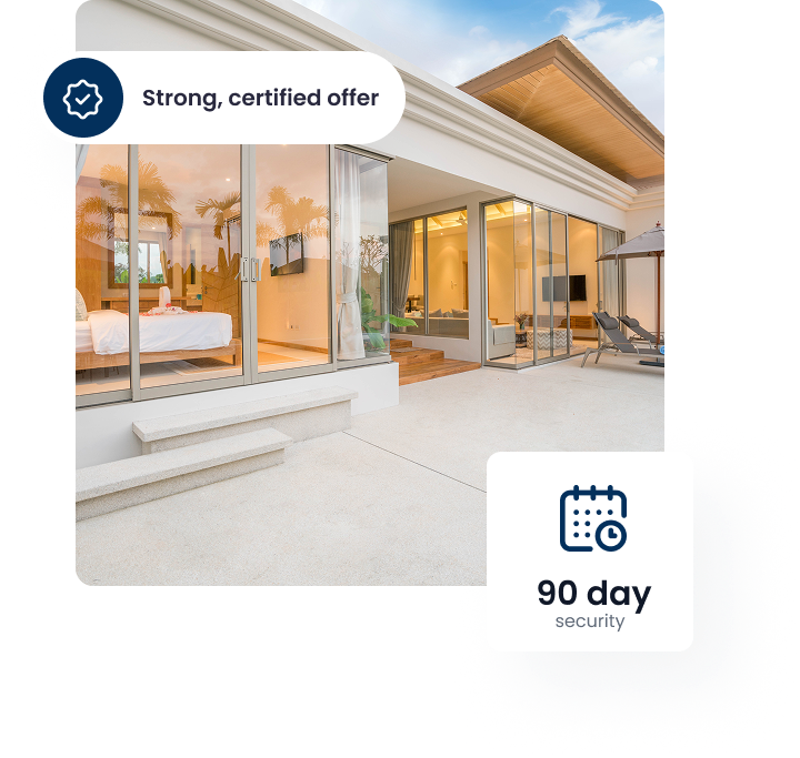 Strong Certified Offer House - Good for 90 days